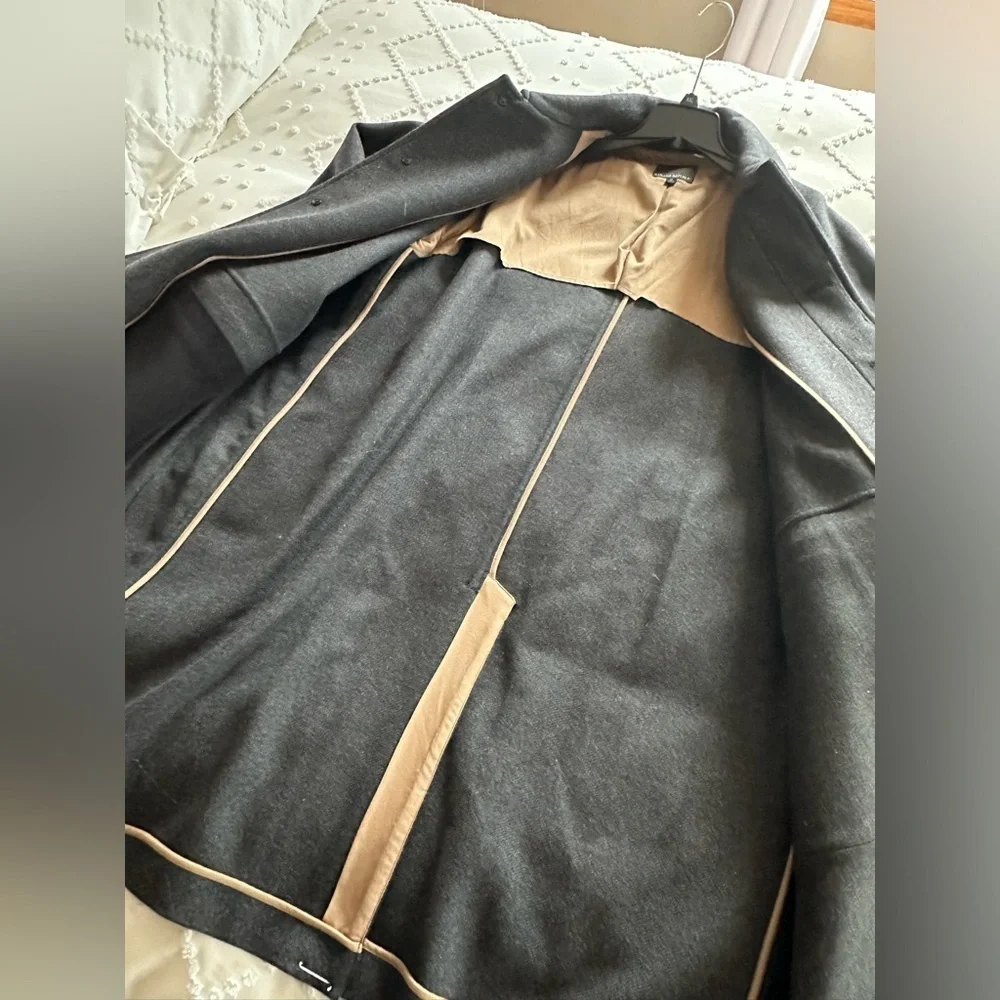 Men’s Wool Topcoat - Banana Republic - XL